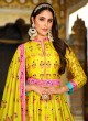 Designer Multi Yellow Floor Length Anarkali Suit